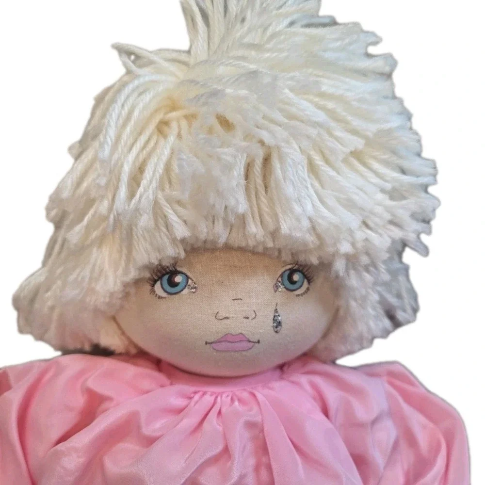 Vtg‎ 80s Pauline Bjonness-Jacobsen Pierrot Sad Clown Cloth Doll  15
